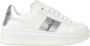 Gaëlle Paris Witte Sneaker met Metallic Zilveren Achterkant White Dames - Thumbnail 3