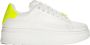 Gaëlle Paris Witte en gele fluorescerende sneakers White Dames - Thumbnail 3