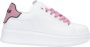 Gaëlle Paris Eco-Vriendelijke Rubberen Hiel Sneakers Pink Dames - Thumbnail 13