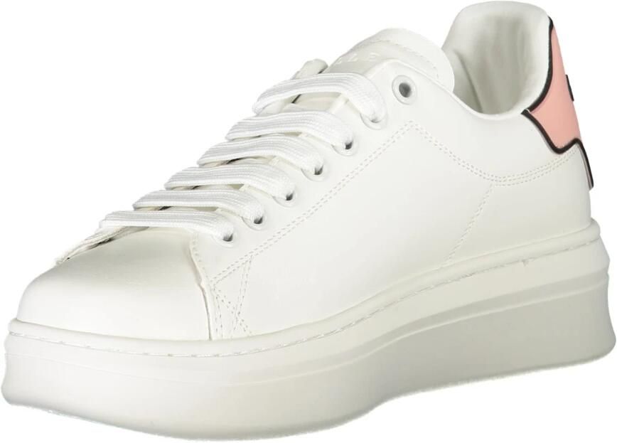 Gaëlle Paris Sportieve Vetersneakers Roze Contrast Logo White Dames - Foto 2