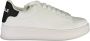 Gaëlle Paris Sportieve Veterschoenen Wit Contrast Logo White Heren - Thumbnail 12