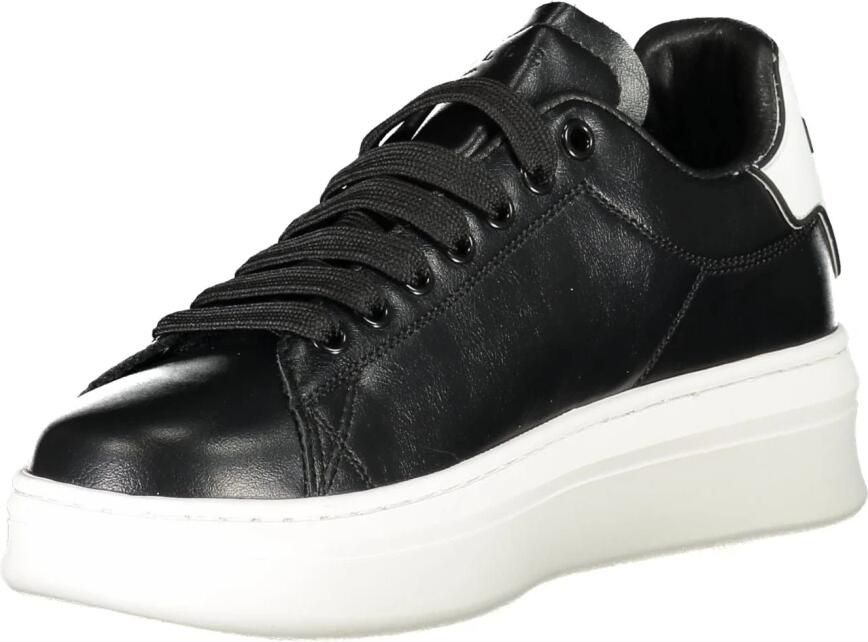 Gaëlle Paris Sportieve Veterschoenen Zwart Contrast Logo Black Dames - Foto 3