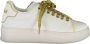 Gaëlle Paris Sportieve Vetersneakers Wit Print Logo White - Thumbnail 9