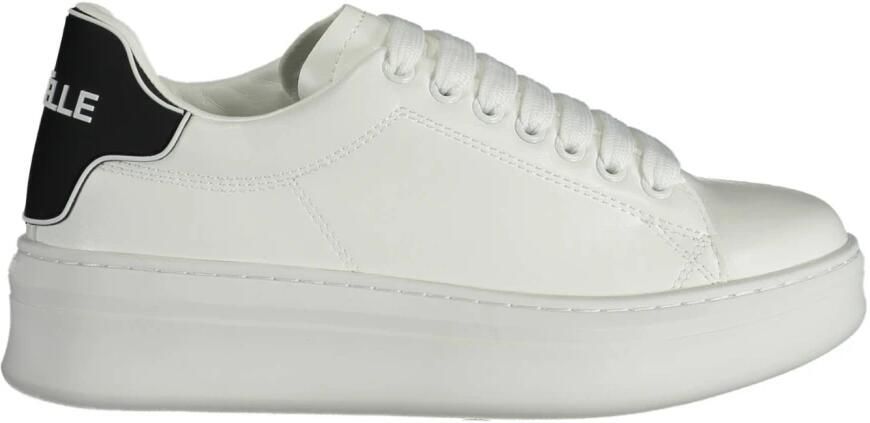 Gaëlle Paris Sportieve witte sneakers met contrastdetails