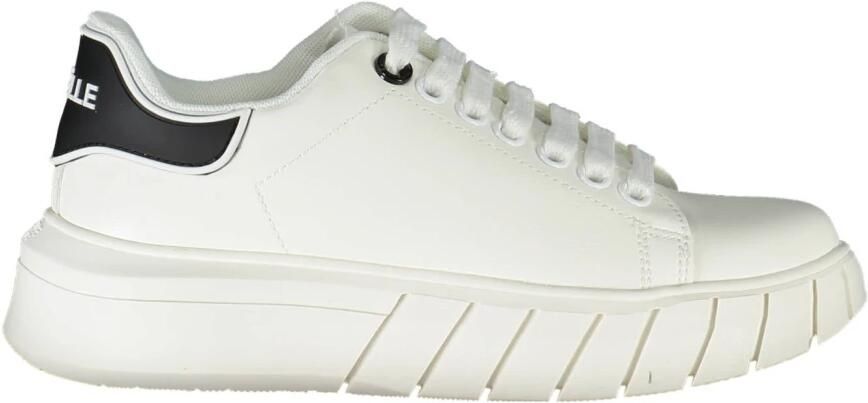 Gaëlle Paris Sportieve witte vetersneakers met contrastdetails - Foto 3
