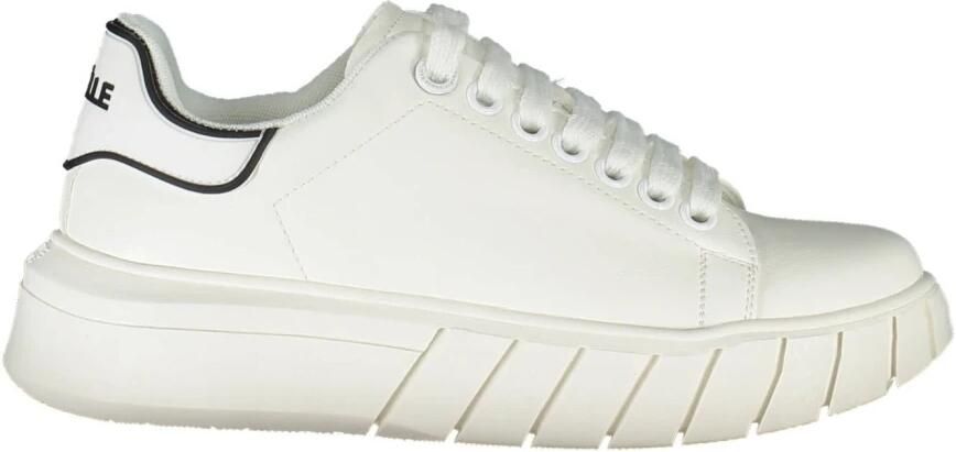 GAELLE PARIS Dames Sportschoenen Wit Contrasterende Details Innovatief Design