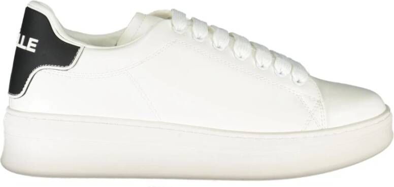 Gaëlle Paris Sportieve witte vetersneakers met contrastdetails White Heren - Foto 3