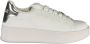 Gaëlle Paris Sportieve witte vetersneakers met logodetails White - Thumbnail 7
