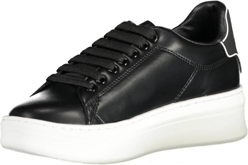 Gaëlle Paris Sportieve Zwarte Sneakers met Contrastdetails - Foto 3