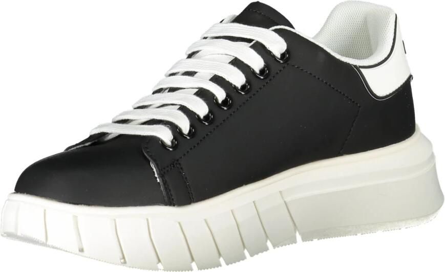 Gaëlle Paris Sportieve Zwarte Veterschoenen met Contrastdetails Black Heren - Foto 2