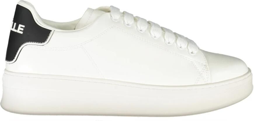Gaëlle Paris Sportieve witte vetersneakers met contrastdetails White Heren - Foto 3