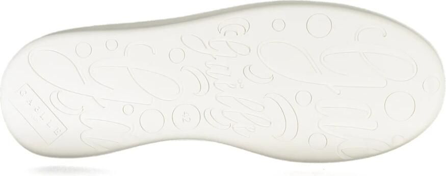 Gaëlle Paris Sportieve witte vetersneakers met contrastdetails White Heren - Foto 4