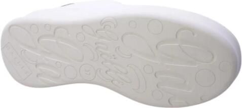 Gaëlle Paris Witte Eco-leren Sneakers met Gouden Details