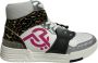Gaëlle Paris Witte hoge top sneakers met glitter Multicolor Dames - Thumbnail 1