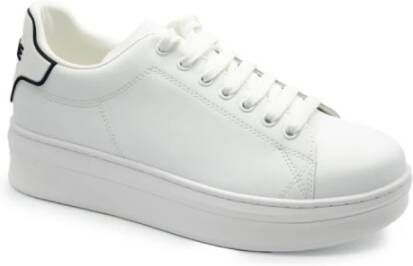 Gaëlle Paris Witte Sneakers Synthetische Herenschoenen White Heren