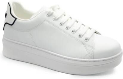 Gaëlle Paris Witte Sneakers Modern Comfortabel Stijlvol White Heren - Foto 7