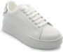 Gaëlle Paris Witte Leren Sneakers Gacam00011 Model White Heren - Thumbnail 1
