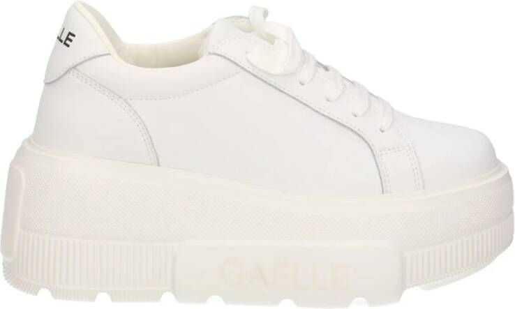 Gaëlle Paris Witte Plateau Sneakers voor Vrouwen