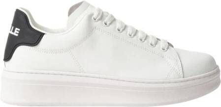 Gaëlle Paris Sportieve Veterschoenen Wit Contrast Logo White Heren