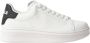 Gaëlle Paris Sportieve Veterschoenen Wit Contrast Logo White Heren - Thumbnail 1