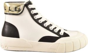 Gaëlle Paris Witte Zwarte Sneakers voor Vrouwen Wit Dames