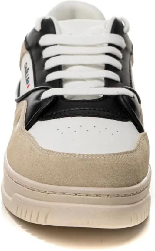 Gaëlle Paris Zwarte Suède Sneaker met Leren Bovenwerk