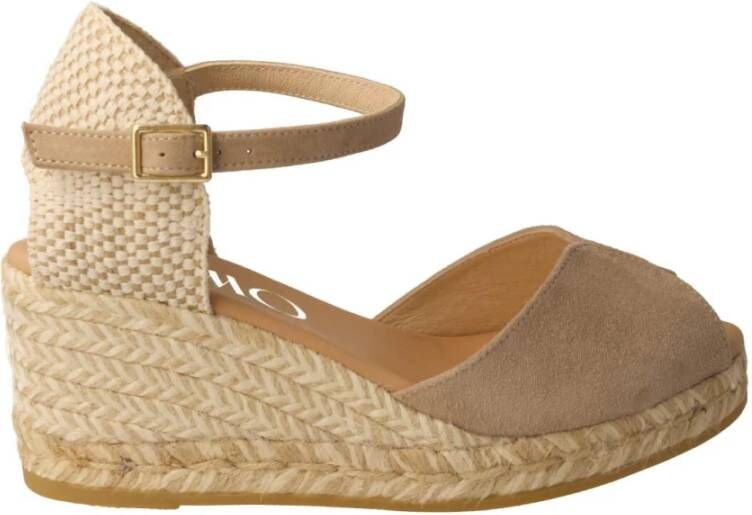 Gaimo Beige Ronny Dames Espadrilles V-Cut Beige Dames