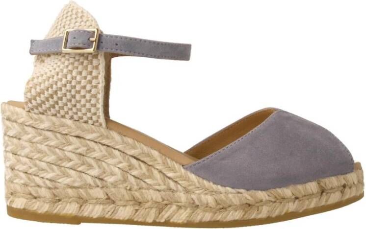 Gaimo Blauwe Ronny Dames Espadrille Schoen
