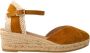 Gaimo Camel Espadrilles met V-hals en Gesp - Thumbnail 1