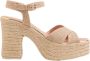 Gaimo Stijlvolle Espadrilles voor Zomeroutfits Beige Dames - Thumbnail 1