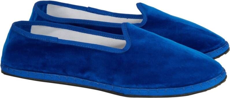 Gallo Effen donkerblauwe fluwelen schoenen voor unisex Blue Dames