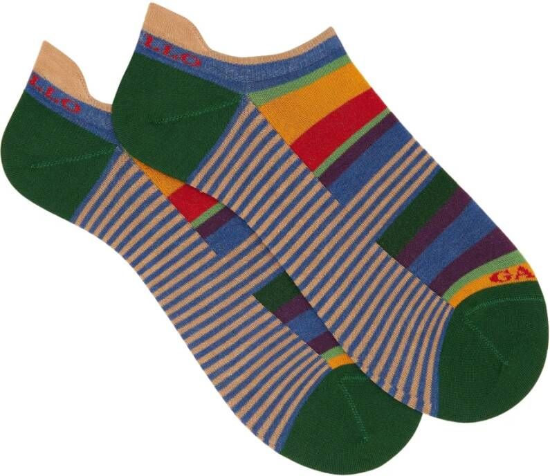 Gallo Katoenen sneakers voor heren blauwe strepen in multicolor en windsor