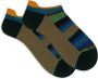 Gallo Lichtblauwe katoenen sneakers voor heren met veelkleurige en Windsor-strepen - Thumbnail 1