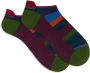Gallo Lichtblauwe katoenen sneakers voor heren met veelkleurige en Windsor strepen - Thumbnail 1