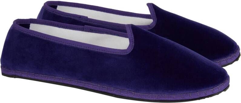Gallo Paarse Velvet Furlane Schoenen Purple Dames