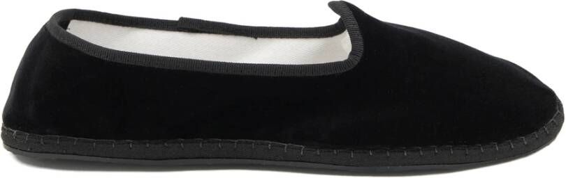 Gallo Unisex's effen zwarte fluwelen schoenen Black Dames