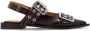 Ganni Ballerina`s met gespen Brown Dames - Thumbnail 1