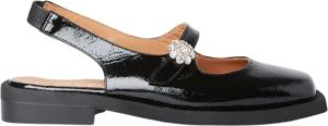 Ganni Ballerinas Zwart Dames