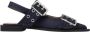 Ganni Blauwe Denim Slingback Sandalen - Thumbnail 1