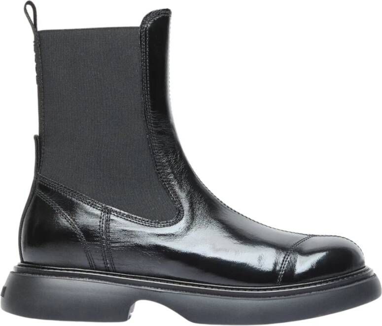 Ganni Boots Black Dames