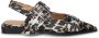 Ganni Leopard Print Buckle Ballerina Flats Brown Dames - Thumbnail 9