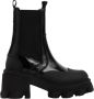 Ganni Chelsea Boots in Zwart Leer Black Dames - Thumbnail 1