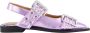 Ganni Lavendel Slingback Ballet Flat met Gespen Purple Dames - Thumbnail 9