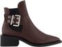 Ganni Chunky Buckle Chelsea Laarzen Bruin - Thumbnail 1