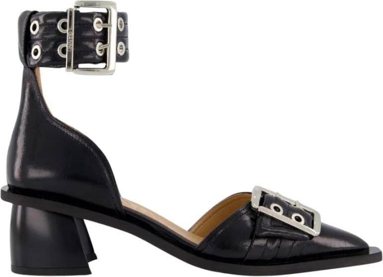 Ganni Chunky Buckle Open Cut Schoenen
