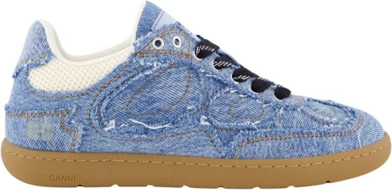 Ganni Denim sneakers voor dames