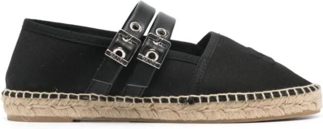 Ganni Espadrilles met gespen Black Dames