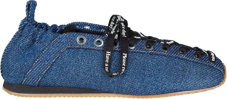 Ganni Ballerina Allacciata Denim