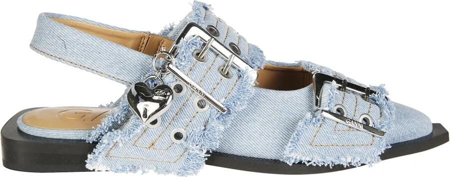 Ganni Ballerina Charms Denim - Foto 2