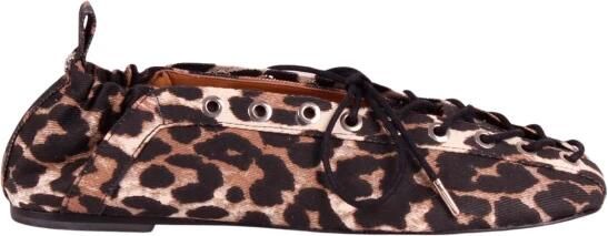 Ganni Ballerina met veters